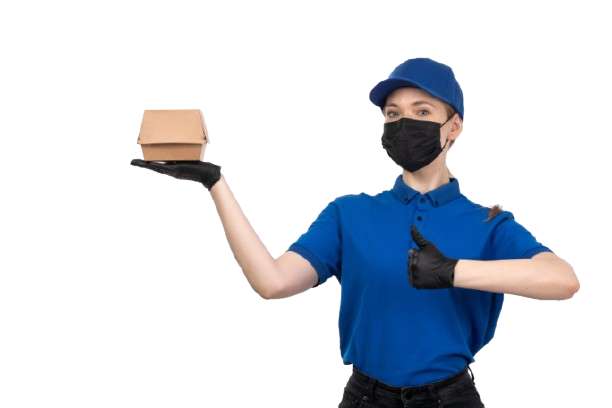 Courier delivery image