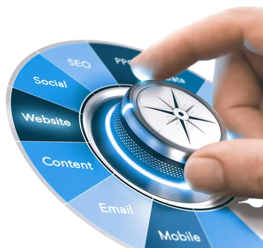 hand turning orientation knob white background selecting website option concept digital marketing training composite image hand photography 3d background 556904 634 removebg preview