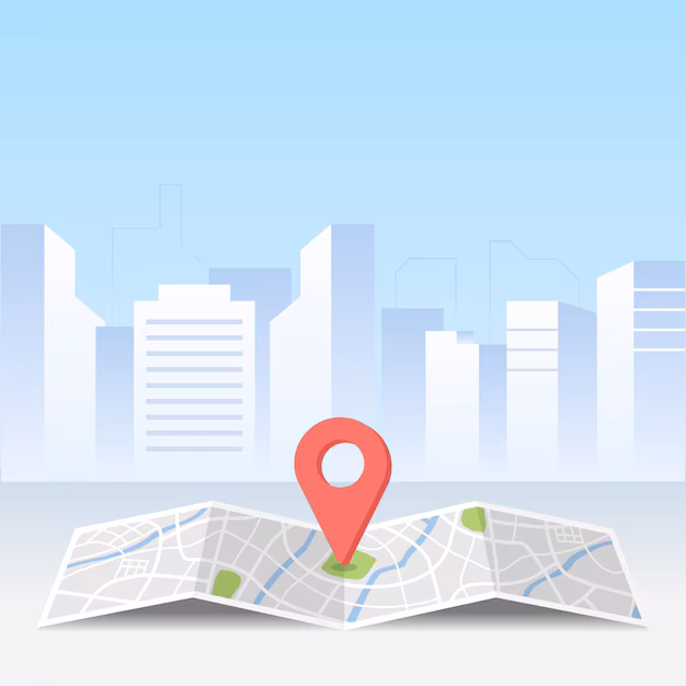map pin location with city background navigating city with pins 57516 3126